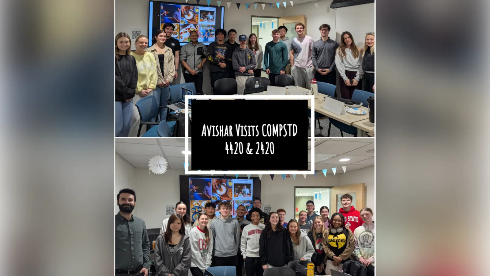 Chef Avishar with the students of COMPSTD 4420 and 2420