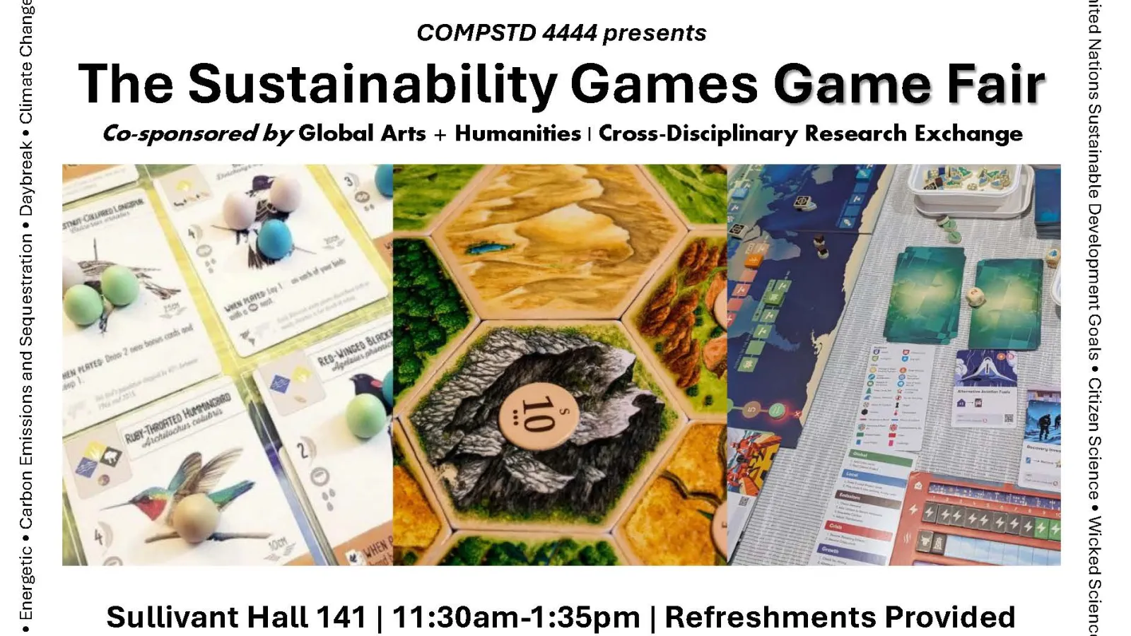 flyer for COMPSTD 4444 Game Fair